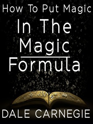 cover image of How to Put Magic in the Magic Formula